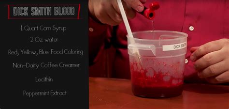 fake blood recipe for clothing|theatrical blood recipe.